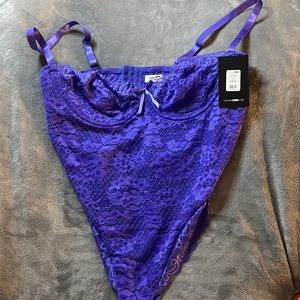 Those eyes lace teddy